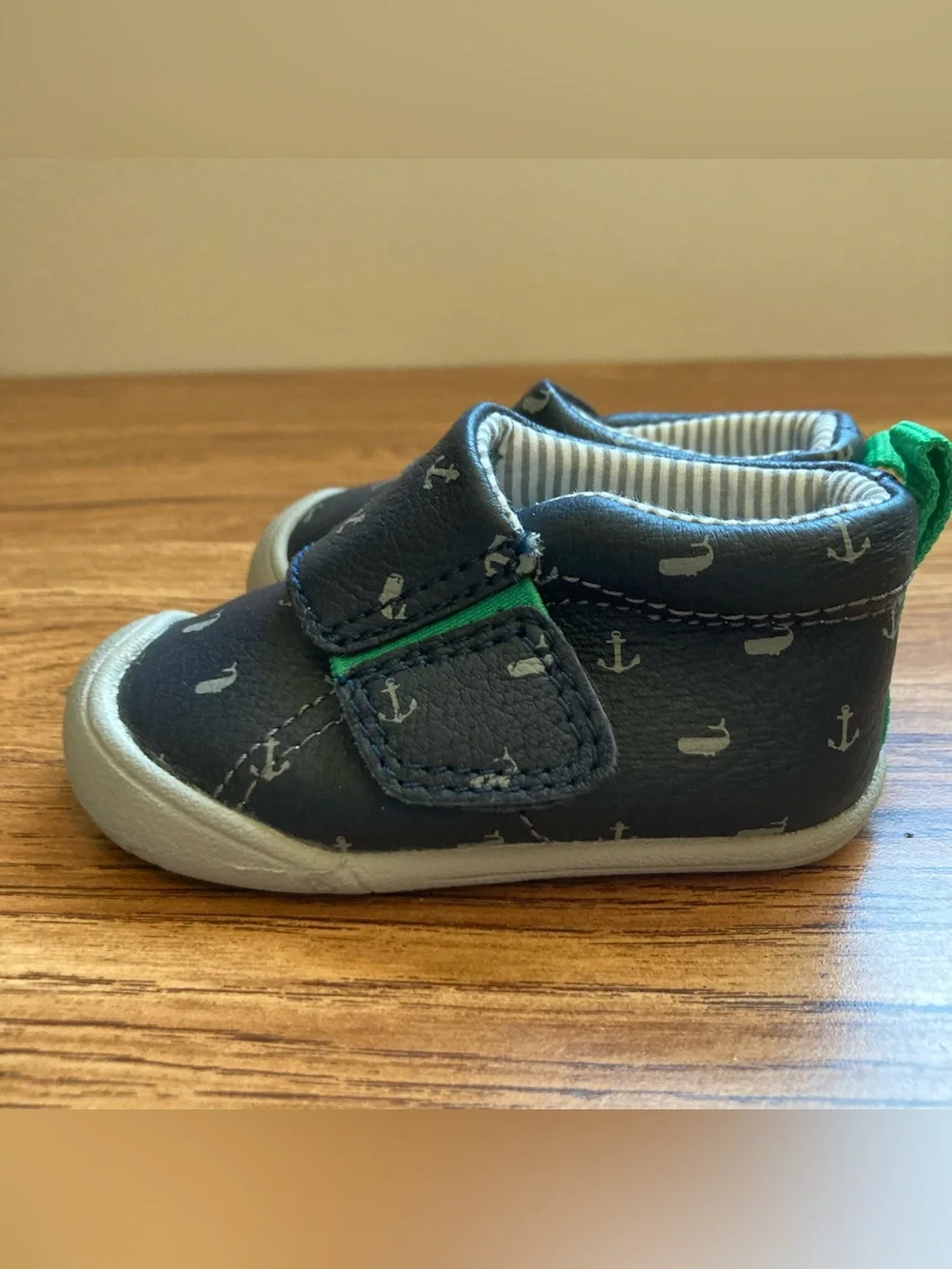 5/$15 Carter’s Baby/Toddler Navy Anchor Slip-On Shoes 2